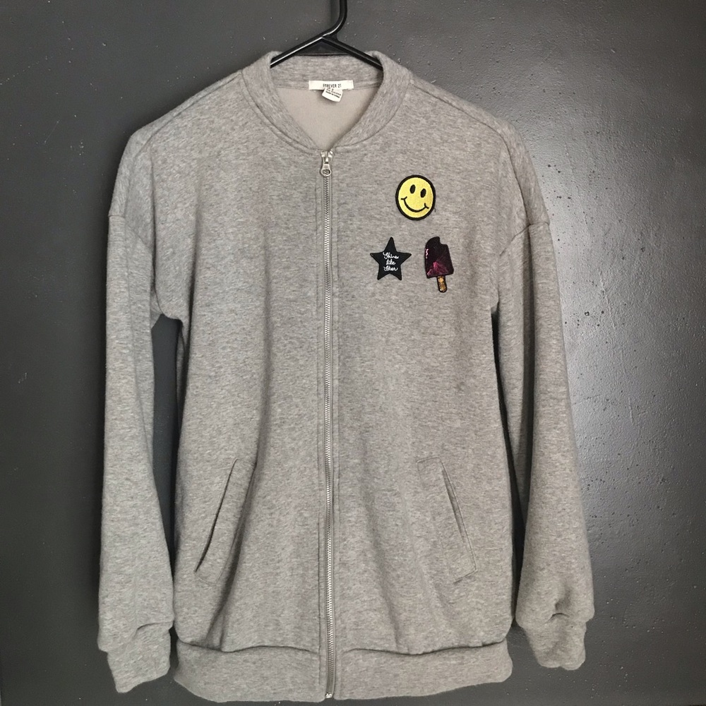 Forever 21 size Small zip up fleece